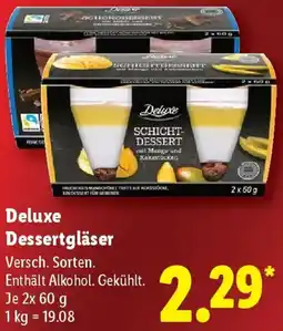 Lidl Deluxe Dessertgläser Angebot