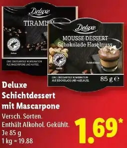 Lidl Deluxe Schichtdessert mit Mascarpone Angebot