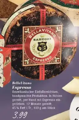 Edeka Bella Vitano Espresso Angebot