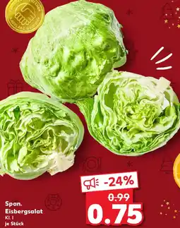 Kaufland Span. Eisbergsalat Angebot
