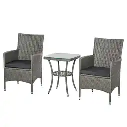 Netto Marken-Discount Outsunny Gartenmöbel-Set Metall, PE-Rattan, Polyester, Schaumstoff Angebot