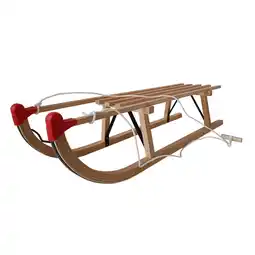 toom Baumarkt Holzschlitten 'Davos' 90 x 30 x 25 cm Angebot