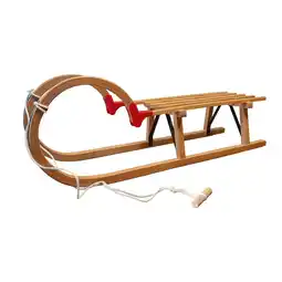 toom Baumarkt Holzschlitten 'Rodel' 95 x 30 x 25 cm Angebot