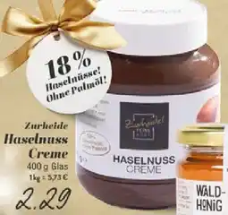 Edeka Zurheide Haselnuss Creme Angebot