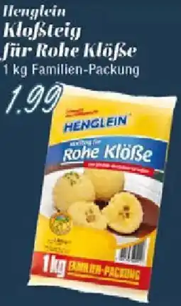 Edeka Henglein Kloßsteig für Rohe Klöße Angebot
