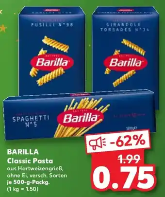 Kaufland BARILLA Classic Pasta Angebot
