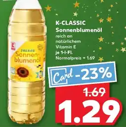 Kaufland K-CLASSIC Sonnenblumenöl Angebot