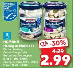 Kaufland HOMANN Hering in Marinade Angebot