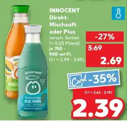 Kaufland INNOCENT Direkt Mischsaft oder Plus Angebot