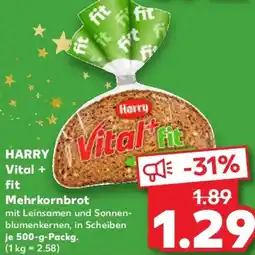 Kaufland HARRY Vital + fit Mehrkornbrot Angebot