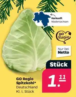NETTO GO Regio Spitzkohl Angebot