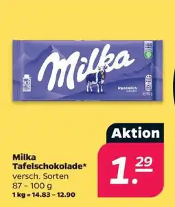 NETTO Milka Tafelschokolade Angebot