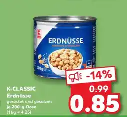 Kaufland K-CLASSIC Erdnüsse Angebot