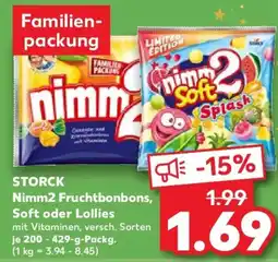 Kaufland STORCK Nimm2 Fruchtbonbons, Soft oder Lollies Angebot