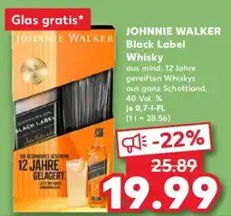 Kaufland JOHNNIE WALKER Black Label Whisky Angebot