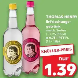 Kaufland THOMAS HENRY Erfrischungsgetränk Angebot