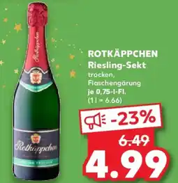Kaufland ROTKÄPPCHEN Riesling Sekt Angebot