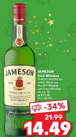 Kaufland JAMESON Irish Whiskey Angebot