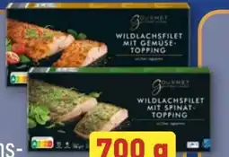 Aldi Nord Gourmet Finest Cuisine Wildlachsfilet mit Topping Angebot