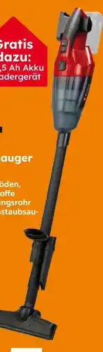 Globus Baumarkt Einhell Akku-Handstaubsauger TE-VC 18 Li-Solo Angebot