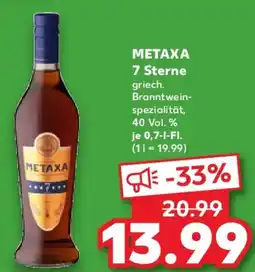 Kaufland METAXA 7 Sterne Angebot