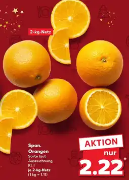 Kaufland Span. Orangen Angebot