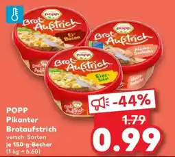 Kaufland POPP Pikanter Brotaufstrich Angebot