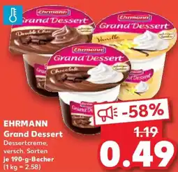 Kaufland EHRMANN Grand Dessert Angebot