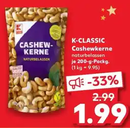 Kaufland K-CLASSIC Cashewkerne Angebot