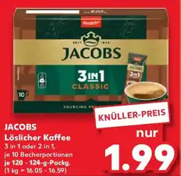 Kaufland JACOBS Löslicher Kaffee Angebot