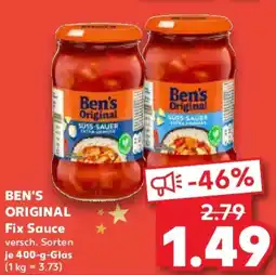 Kaufland BEN'S ORIGINAL Fix Sauce Angebot