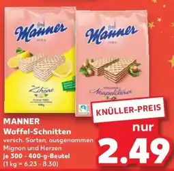 Kaufland MANNER Waffel Schnitten Angebot