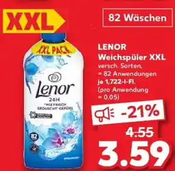 Kaufland LENOR Weichspüler XXL Angebot