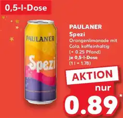 Kaufland PAULANER Spezi Angebot