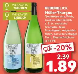 Kaufland REBENBLICK Müller Thurgau Angebot