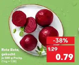 Kaufland Rote Bete, gekocht Angebot