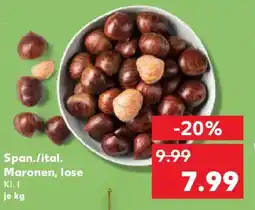 Kaufland Span./ital. Maronen, lose Angebot