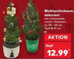 Kaufland Weihnachtsbaum, dekoriert Angebot