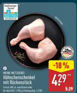 Aldi Nord Meine metzgerei hähnchenschenkel mit rückenstück Angebot