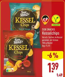 Aldi Nord Sun snacks kessel chips salt & vinegar Angebot