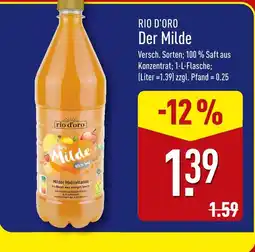 Aldi Nord Rio d'oro der milde Angebot