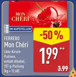 Aldi Nord Ferrero mon chéri Angebot