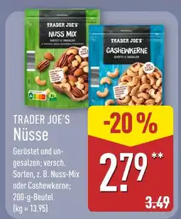 Aldi Nord Trader joe's nuss mix Angebot