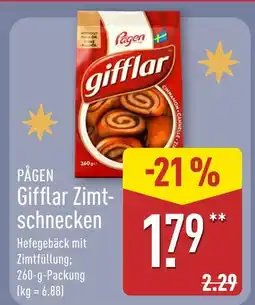 Aldi Nord Pågen gifflar zimtschnecken Angebot