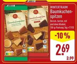 Aldi Nord Wintertraum baumkuchenspitzen mit vollmilchschokolade und irish cream-likör Angebot