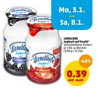 PENNY Landliebe joghurt auf frucht Angebot