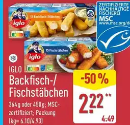 Aldi Nord Iglo backfisch-stäbchen Angebot