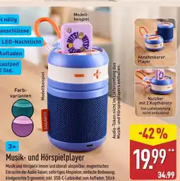 Aldi Nord Galactico musik- und hörspielplayer Angebot