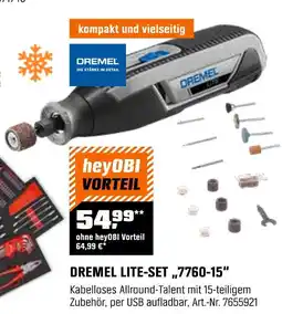 OBI Dremel lite-set 7760-15 Angebot