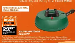 OBI Christbaumständer basic 220 Angebot